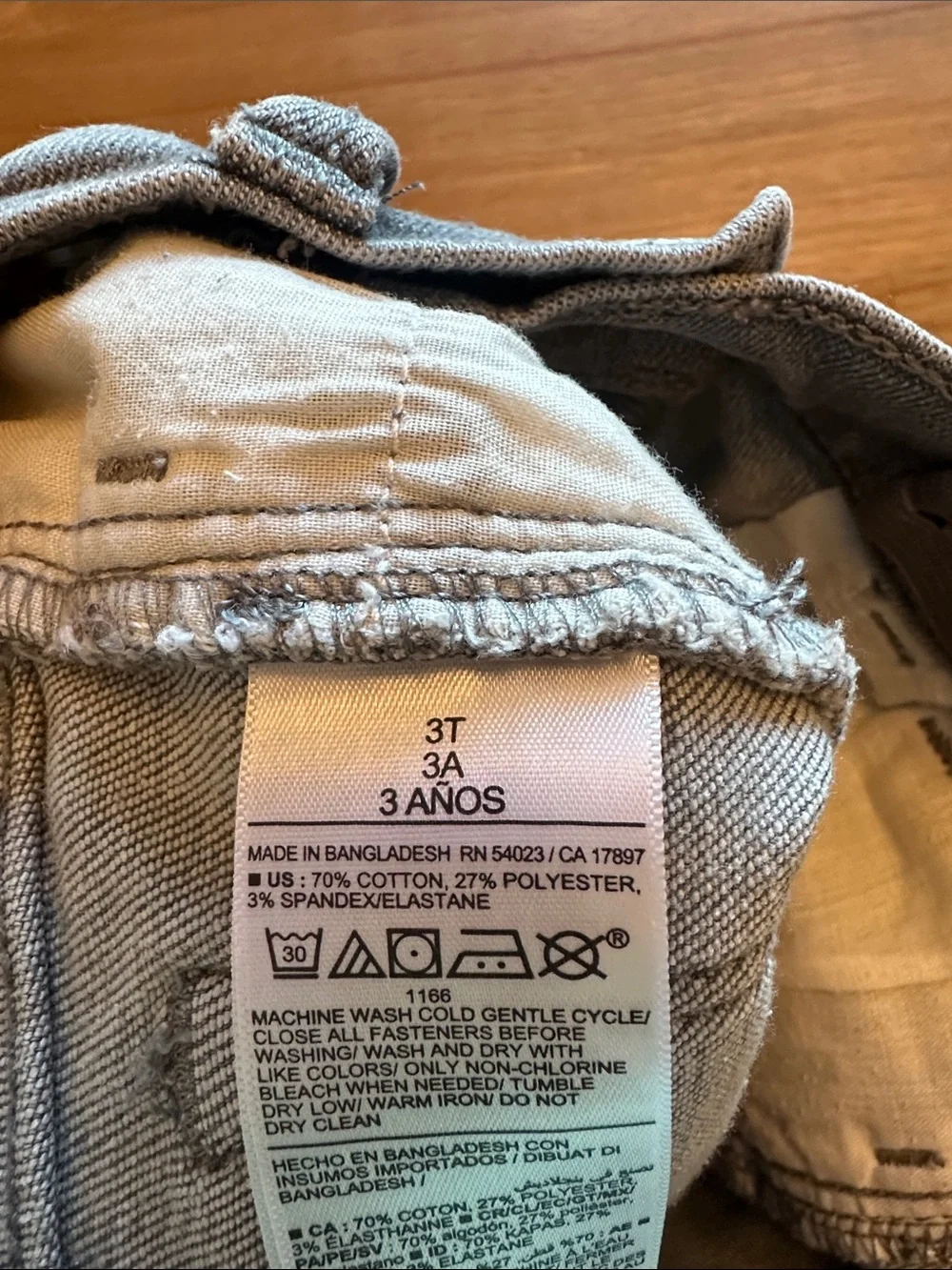 Old Navy Girls' 3T Gray Rockstar Skinny Jeans